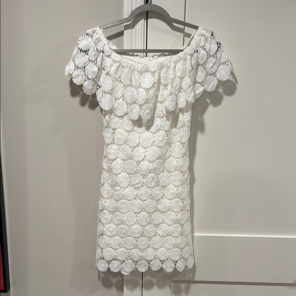 White Floral Dress, Trina Turk